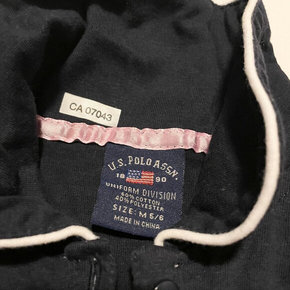 US Polo Assn Pleated Uniform Dress Girls Size Medium 5/6 - Picture 3 of 14